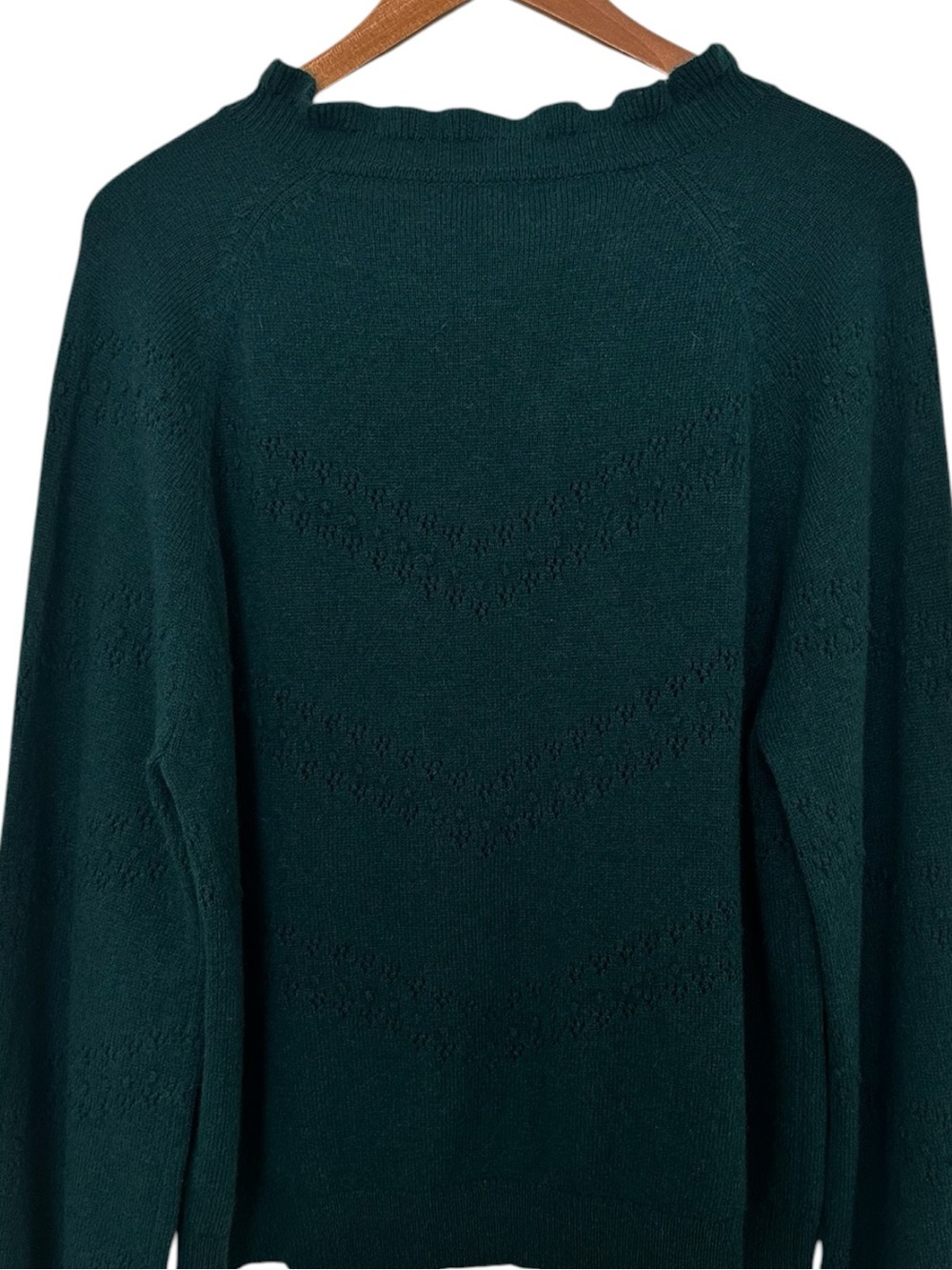 Boden New With Tags Fae Embroidered Fair Isle Cardigan Womens XL Green Pink - Picture 8 of 14